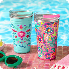 Flora Azul Party Cup 24oz