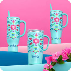 Flora Azul Mega Mug 30oz