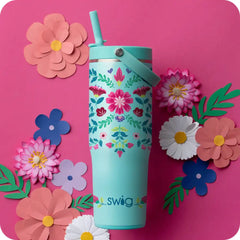 Flora Azul To-Go Tumbler 30oz