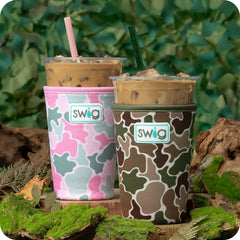 Hunting Camo Medium Iced Cup Coolie