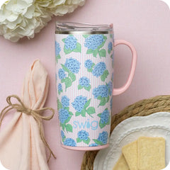 Hydrangeas Travel Mug 22oz