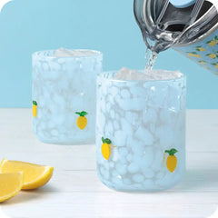 Lemon Meringue Charm Glass 17oz