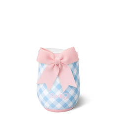 Gingham Stemless Wine 12oz