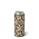 Hunting Camo Skinny Can Cooler 12oz