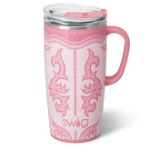 Boot Scootin' Pink Travel Mug 22oz