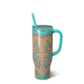Boot Scootin' Turquoise Mega Mug 30oz
