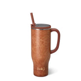 Saddle Stitch Cognac Mega Mug 30oz