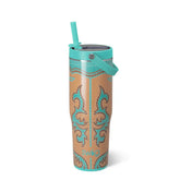 Boot Scootin' Turquoise To-Go Tumbler 30oz