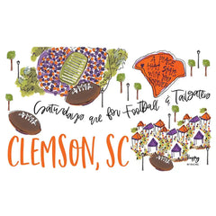 Saturdays in Clemson Travel Mug 22oz