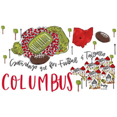 Saturdays in Columbus Tumbler 12oz