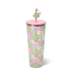 Summer Salt Plastic Tumbler 24oz