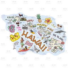 Hawaii Medium Iced Cup Coolie