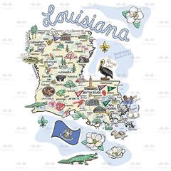 Louisiana Medium Iced Cup Coolie