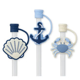 Shoreline Straw Topper Set