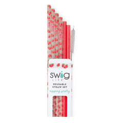 Strawberry Shortcake Reusable Straw Set