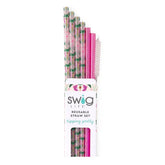 Palm Royale Reusable Straw Set