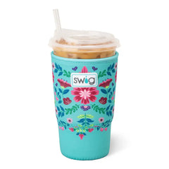 Flora Azul Large Iced Cup Coolie