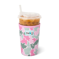 Blushing Camo Medium Iced Cup Coolie