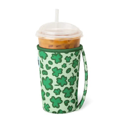 Lucky Leopard Medium Iced Cup Coolie
