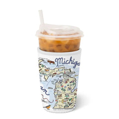 Michigan Medium Iced Cup Coolie