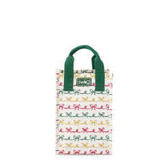Christmas Bows Tall Reusable Gift Bag