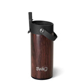 Bourbon Barrel Flip + Sip Slim Tumbler 12oz