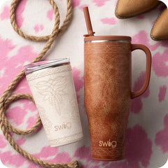 Saddle Stitch Cream Party Cup 24oz