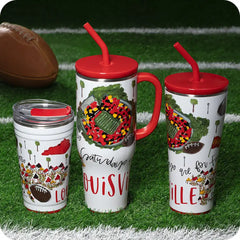 Saturdays in Louisville Straw Tumbler 32oz