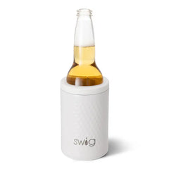 White Golf Ball Can + Bottle Cooler 12oz