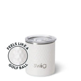 White Golf Ball Lowball Tumbler 12oz