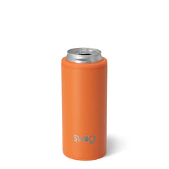 Orange Skinny Can Cooler 12oz