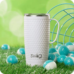 White Golf Ball Travel Mug 22oz