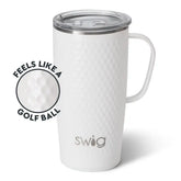 White Golf Ball Travel Mug 22oz