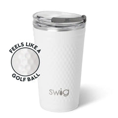 White Golf Ball Party Cup 24oz