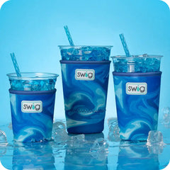 Blue Lagoon Medium Iced Cup Coolie