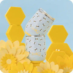 Busy Bee Stemless Wine 12oz