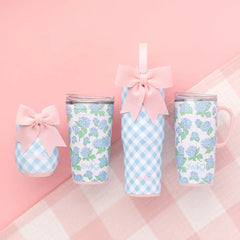 Gingham Stemless Wine 12oz