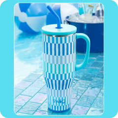 Glacier Stripe Mega Mug 40oz