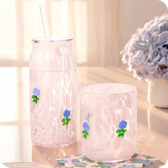 Hydrangeas Charm Glass 17oz