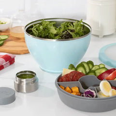 Shimmer Periwinkle Lunch Bowl Set 60oz