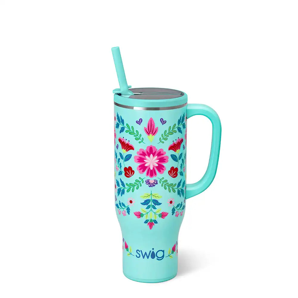 Flora Azul Mega Mug 30oz
