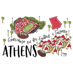Saturdays in Athens Tumbler 12oz