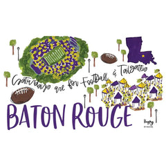 Saturdays in Baton Rouge Tumbler 12oz