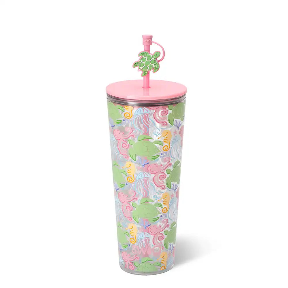Summer Salt Plastic Tumbler 24oz