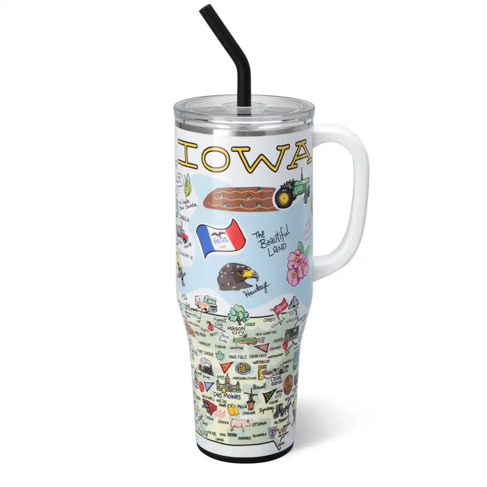 Iowa Mega Mug 40oz