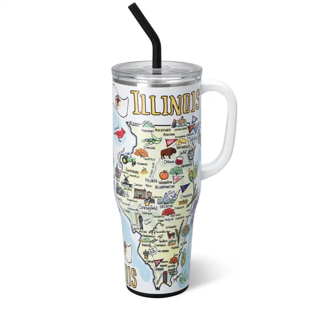 Illinois Mega Mug 40oz