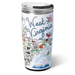 West Virginia Tumbler 22oz