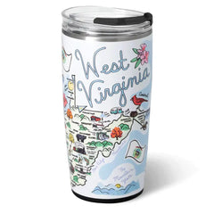 West Virginia Tumbler 22oz