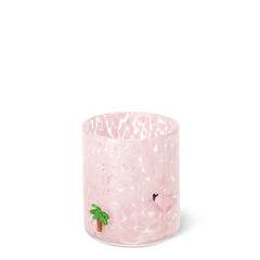 Flamingos Charm Glass 17oz