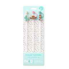 Giddy Up Straw Topper Set